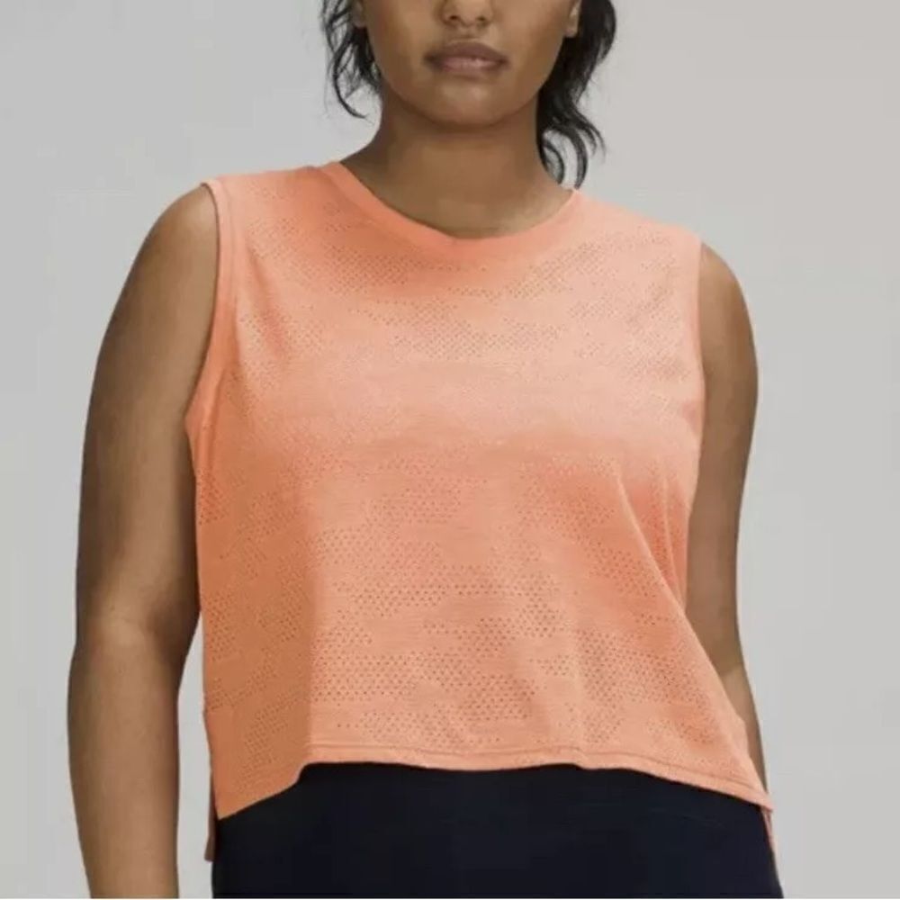 Lululemon Train to Be Tank Peach